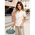 Promotional Dress Shirts - Port Authority Signature Ladies Silk Blend Camp Shirt - Dark/All