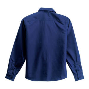 Port Authority Ladies Long Sleeve Easy Care Soil Resistant Shirt - Dark/All 