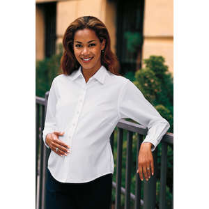 Port Authority Maternity Long Sleeve Easy Care Shirt - Dark/All