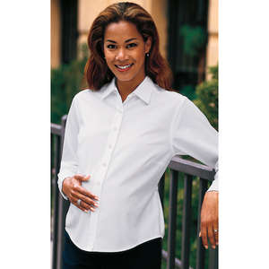 Port Authority Maternity Long Sleeve Easy Care Shirt - Dark/All