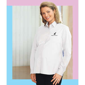 Port Authority Maternity Long Sleeve Easy Care Shirt - Dark/All