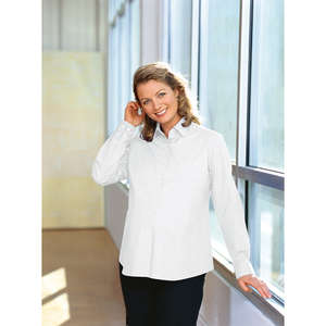Port Authority Maternity Long Sleeve Easy Care Shirt - Dark/All