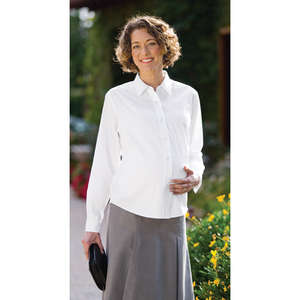 Port Authority Maternity Long Sleeve Easy Care Shirt - Dark/All
