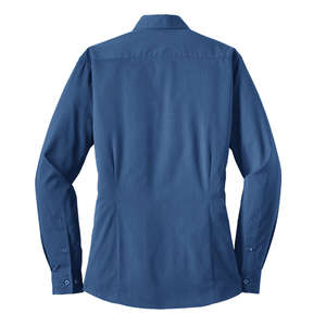 Port Authority Ladies Tonal Pattern Easy Care Shirt - Dark/All 