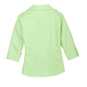 Port Authority Ladies 3/4-Sleeve Open Neck Blouse - Dark/All