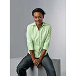 Custom Dress Shirts - Port Authority Ladies 3/4-Sleeve Open Neck Blouse - Dark/All