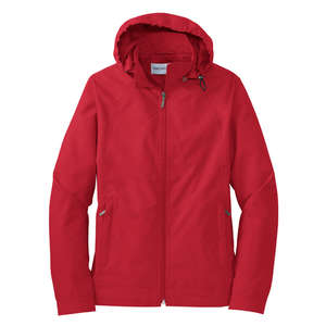 Port Authority Ladies Successor Jacket - Dark/All Red, Engine