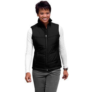 Port Authority Ladies Puffy Vest - Dark/All