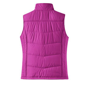 Port Authority Ladies Puffy Vest - Dark/All