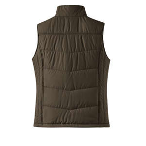 Port Authority Ladies Puffy Vest - Dark/All