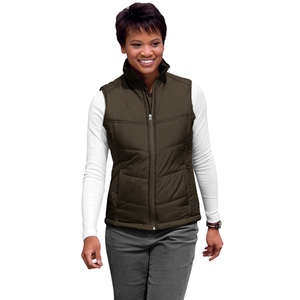 Port Authority Ladies Puffy Vest - Dark/All
