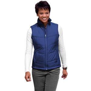 Port Authority Ladies Puffy Vest - Dark/All