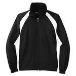 Imprinted Outerwear - Sport-Tek 5-in-1 Performance Ladies Full-Zip Warm-Up Jacket - Dark/All