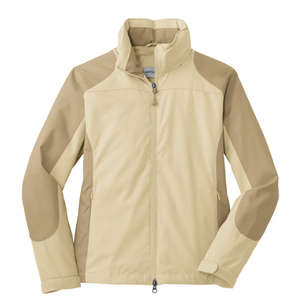 Port Authority Ladies Endeavor Jacket - Dark/All Beach/Sand Dune