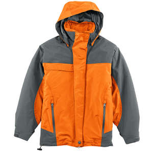 Port Authority Ladies Nootka Jacket - Dark/All Orange, Cadmium/Graphite