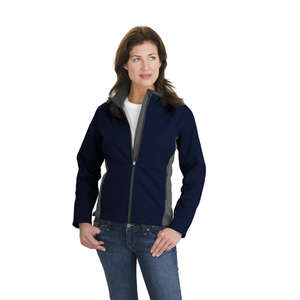 Port Authority Ladies Two-Tone Soft Shell Jacket - Dark/All 