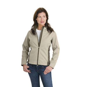 Port Authority Ladies Two-Tone Soft Shell Jacket - Dark/All 