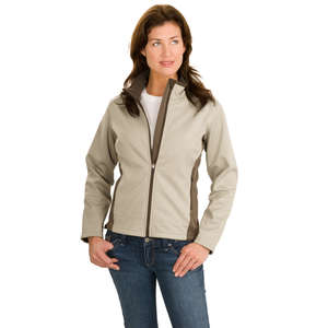 Port Authority Ladies Two-Tone Soft Shell Jacket - Dark/All 