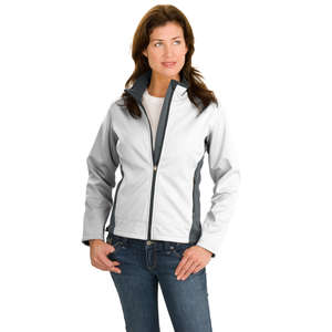 Port Authority Ladies Two-Tone Soft Shell Jacket - Dark/All 
