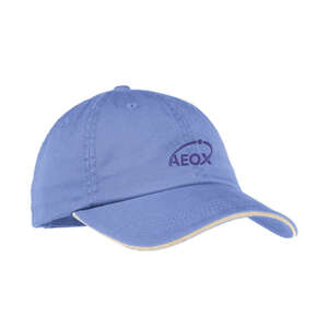 Custom Promotional Port Authority Signature Ladies Sandwich Bill Cap with Striped Closure - Dark/All