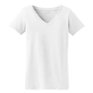 Port Authority Ladies Concept V-Neck Tee - Dark/All White