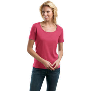 Port Authority Ladies Concept Scoop Tee - Dark/All 