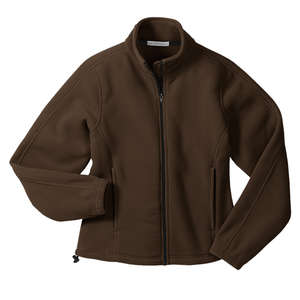 Port Authority Ladies R-Tek Fleece Full-Zip Jacket - Dark/All Brown