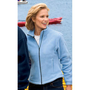 Port Authority Ladies R-Tek Fleece Full-Zip Jacket - Dark/All 