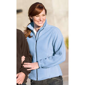 Port Authority Ladies R-Tek Fleece Full-Zip Jacket - Dark/All 