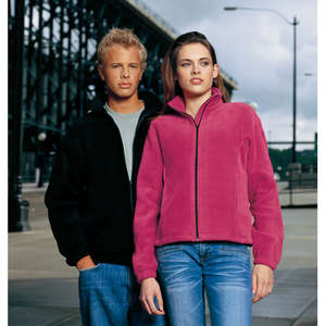 Custom Promotional Port Authority Ladies R-Tek Fleece Full-Zip Jacket - Dark/All