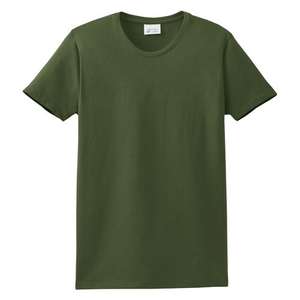 Port and Company Ladies Organic Cotton T-Shirt - Dark/Colors Green, City
