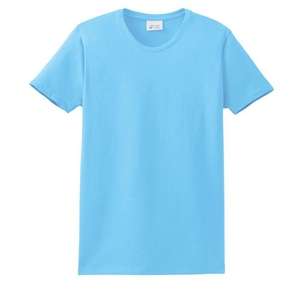 Port and Company Ladies Essential T-Shirt - Light/Heather Blue, Aquatic