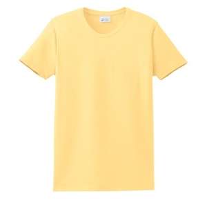 Port and Company Ladies Essential T-Shirt - Light/Heather Yellow, Daffodil