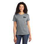 Personalized Apparel - Port and Company Ladies Essential T-Shirt - Light/Heather