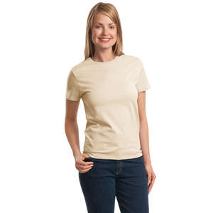 Port and Company Ladies Essential T-Shirt - White/Neutral