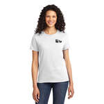 Promotional Ladies T-Shirts - Port and Company Ladies Essential T-Shirt - White/Neutral
