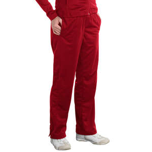 Sport-Tek Ladies Tricot Track Pant - Dark/All Red, True