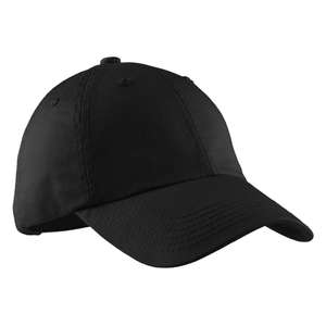 Port Authority Ladies Garment Washed Cap - Dark/All Black