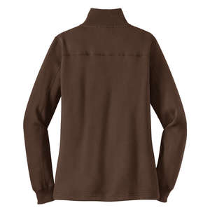 Sport-Tek Ladies Quarter-Zip Sweatshirt - Dark/All 