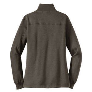 Sport-Tek Ladies Quarter-Zip Sweatshirt - Dark/All 
