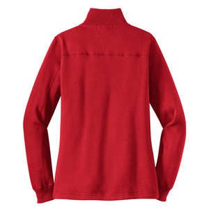 Sport-Tek Ladies Quarter-Zip Sweatshirt - Dark/All 