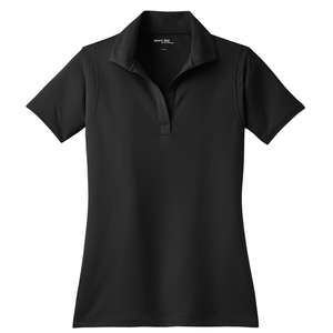 Sport-Tek Ladies Micropique Sport-Wick Sport Shirt - Dark/All Black