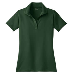 Sport-Tek Ladies Micropique Sport-Wick Sport Shirt - Dark/All Green, Forest