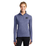 Promotional Outerwear - Sport-Tek Ladies Sport-Wick Stretch Half-Zip Pullover - Dark/All