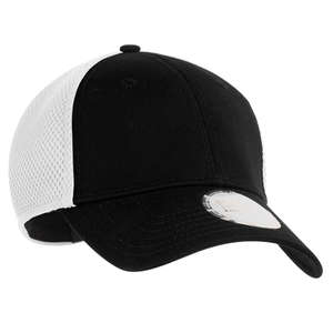 New Era Stretch Mesh Cap - Dark/All Black/White