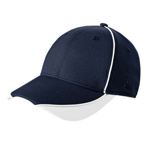 New Era Contrast Piped BP Performance Cap - Dark/All Blue, Navy/White