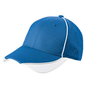 New Era Contrast Piped BP Performance Cap - Dark/All Blue, Royal/White