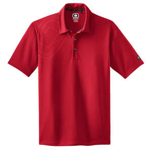 OGIO O-boy Polo - Dark/All Red, Signal