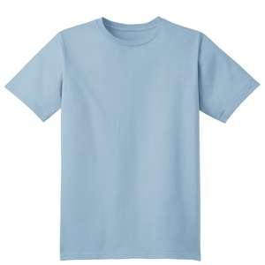 Port and Company Organic Cotton T-Shirt - Dark/Colors Blue, River