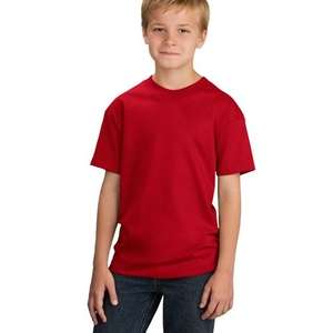 Custom Promotional Port and Company Youth Organic Cotton T-Shirt - Dark/Colors